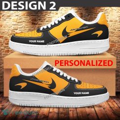 Custom Name F1 Racing McLaren Formula 1 Team Teams Air Force 1 Shoes Design Gift AF1 Sneaker For Fans - F1 Racing McLaren Formula 1 Team Air Force 1 Sneaker Personalized Style 2