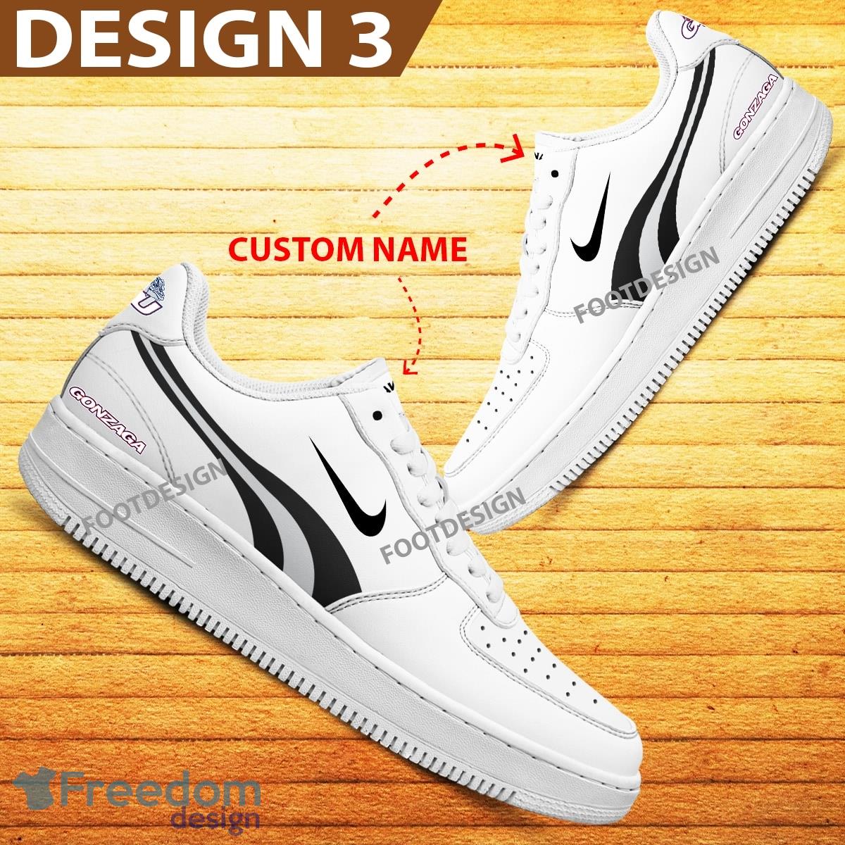 custom-name-gonzaga-bulldogs-teams-air-force-1-shoes-design-gift-af1-sneaker-for-fans-2.jpg Custom Name Gonzaga Bulldogs Teams Air Force 1 Shoes Design Gift AF1 Sneaker For Fans - Gonzaga Bulldogs Air Force 1 Sneaker Personalized Style 3