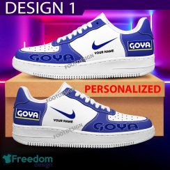 Custom Name Goya Foods Brand Air Force 1 Sneakers New Pattern For Fans Gift AF1 Shoes Custom Name Goya Foods Brand Air Force 1 Sneakers New Pattern For Fans Gift AF1 Shoes