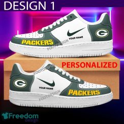 Custom Name Green Bay Packers Teams Air Force 1 Shoes Design Gift AF1 Sneaker For Fans Custom Name Green Bay Packers Teams Air Force 1 Shoes Design Gift AF1 Sneaker For Fans