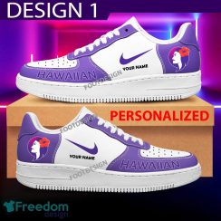 Custom Name Hawaiian Brand Airlines Brand Air Force 1 Sneakers New Pattern For Fans Gift AF1 Shoes Custom Name Hawaiian Brand Airlines Brand Air Force 1 Sneakers New Pattern For Fans Gift AF1 Shoes