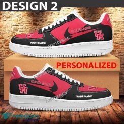 Custom Name Houston Cougars Teams Air Force 1 Shoes Design Gift AF1 Sneaker For Fans - Houston Cougars Air Force 1 Sneaker Personalized Style 2