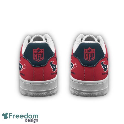 Custom Name Houston Texans Drip Sneakers Air Force Shoes For Fans Custom Name Product Photo 4