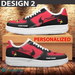 Custom Name Illinois State Redbirds Teams Air Force 1 Shoes Design Gift AF1 Sneaker For Fans - Illinois State Redbirds Air Force 1 Sneaker Personalized Style 2