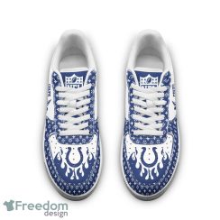 Custom Name Indianapolis Colts Drip Sneakers Air Force Shoes For Fans Custom Name image Custom Name Indianapolis Colts Drip Sneakers Air Force Shoes For Fans Custom Name Product Photo 3