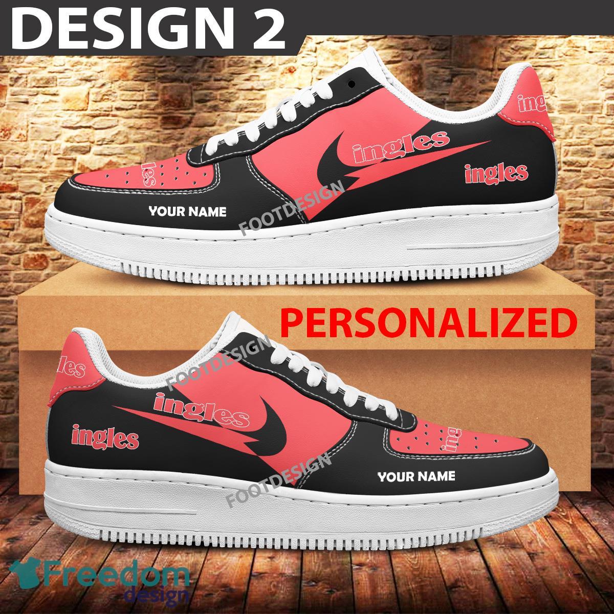 Custom Name Ingles Brand Air Force 1 Sneakers New Pattern For Fans Gift AF1 Shoes image Custom Name Ingles Brand Air Force 1 Sneakers New Pattern For Fans Gift AF1 Shoes - Brands Ingles Air Force 1 Sneakers Custom Name Photo 2