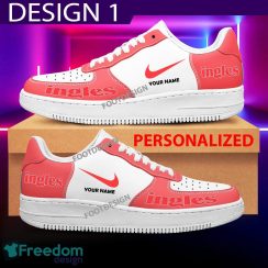 Custom Name Ingles Brand Air Force 1 Sneakers New Pattern For Fans Gift AF1 Shoes Custom Name Ingles Brand Air Force 1 Sneakers New Pattern For Fans Gift AF1 Shoes