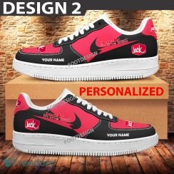 Custom Name Jack In The Box Brand Air Force 1 Sneakers New Pattern For Fans Gift AF1 Shoes - Brands Jack In The Box Air Force 1 Sneakers Custom Name Photo 2