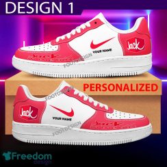 Custom Name Jack In The Box Brand Air Force 1 Sneakers New Pattern For Fans Gift AF1 Shoes Custom Name Jack In The Box Brand Air Force 1 Sneakers New Pattern For Fans Gift AF1 Shoes