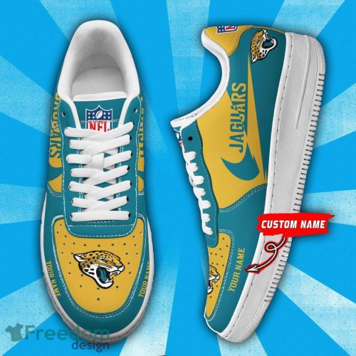 Custom Name Jacksonville Jaguars Custom Name Air Force Shoes Limited For Men And Women Sport Shoes Product Photo 3