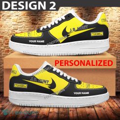 Custom Name J.B. Hunt Brand Air Force 1 Sneakers New Pattern For Fans Gift AF1 Shoes - Brands J.B. Hunt Air Force 1 Sneakers Custom Name Photo 2