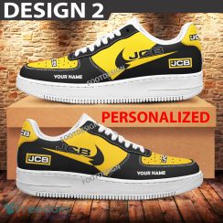 Custom Name JCB Brand Air Force 1 Sneakers New Pattern For Fans Gift AF1 Shoes - Brands JCB Air Force 1 Sneakers Custom Name Photo 2