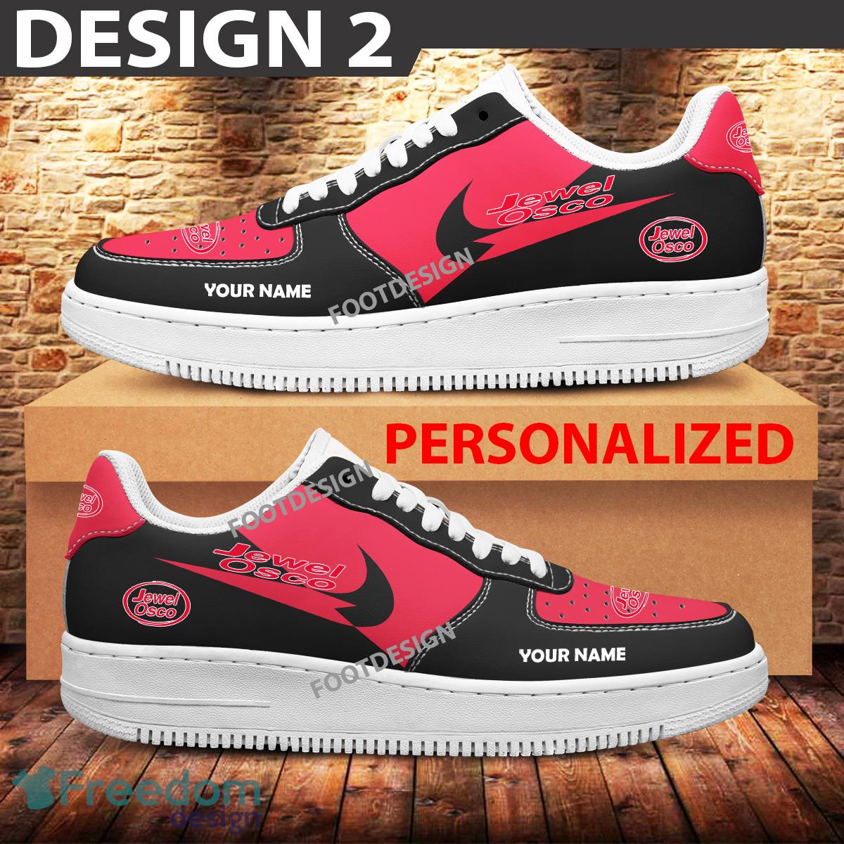 Custom Name Jewel Osco Brand Air Force 1 Sneakers New Pattern For Fans Gift AF1 Shoes image Custom Name Jewel Osco Brand Air Force 1 Sneakers New Pattern For Fans Gift AF1 Shoes - Brands Jewel Osco Air Force 1 Sneakers Custom Name Photo 2