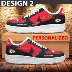 Custom Name Kansas City Chiefs Teams Air Force 1 Shoes Design Gift AF1 Sneaker For Fans - Kansas City Chiefs Air Force 1 Sneaker Personalized Style 2