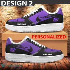 Custom Name Kansas State Wildcats Teams Air Force 1 Shoes Design Gift AF1 Sneaker For Fans - Kansas State Wildcats Air Force 1 Sneaker Personalized Style 2