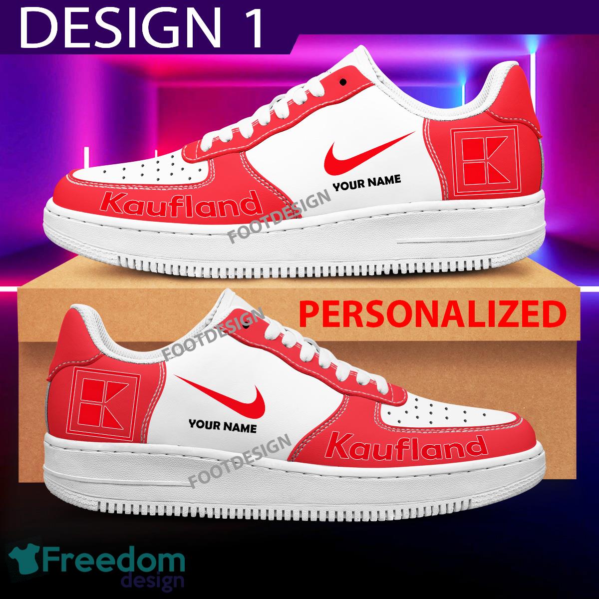 Custom Name Kaufland Brand Air Force 1 Sneakers New Pattern For Fans Gift AF1 Shoes image Custom Name Kaufland Brand Air Force 1 Sneakers New Pattern For Fans Gift AF1 Shoes - Brands Kaufland Air Force 1 Sneakers Custom Name Photo 1