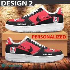 Custom Name KFC Brand Air Force 1 Sneakers New Pattern For Fans Gift AF1 Shoes - Brands KFC Air Force 1 Sneakers Custom Name Photo 2