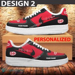 Custom Name Kitkat Brand Air Force 1 Sneakers New Pattern For Fans Gift AF1 Shoes - Brands Kitkat Air Force 1 Sneakers Custom Name Photo 2
