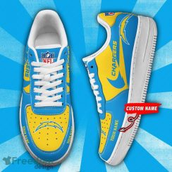 Custom Name Los Angeles Chargers Custom Name Air Force Shoes Limited For Men And Women Sport Shoes