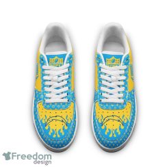 Custom Name Los Angeles Chargers Drip Sneakers Air Force Shoes For Fans Custom Name Product Photo 3