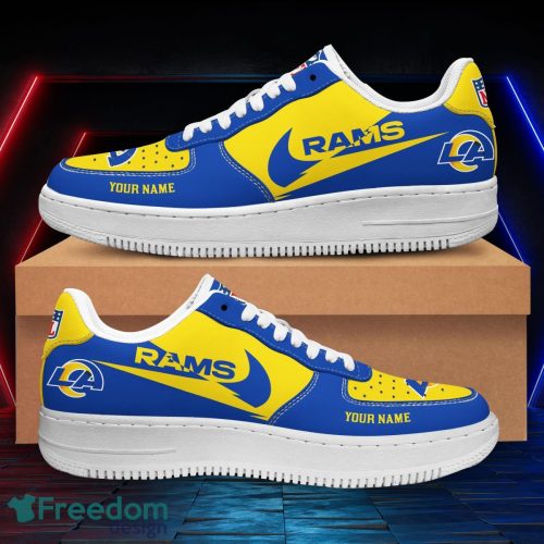 Custom Name Los Angeles Rams Custom Name Air Force Shoes Limited For Men And Women Sport Shoes Product Photo 2