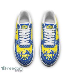 Custom Name Los Angeles Rams Drip Sneakers Air Force Shoes For Fans Custom Name Product Photo 3