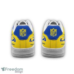 Custom Name Los Angeles Rams Drip Sneakers Air Force Shoes For Fans Custom Name Product Photo 4