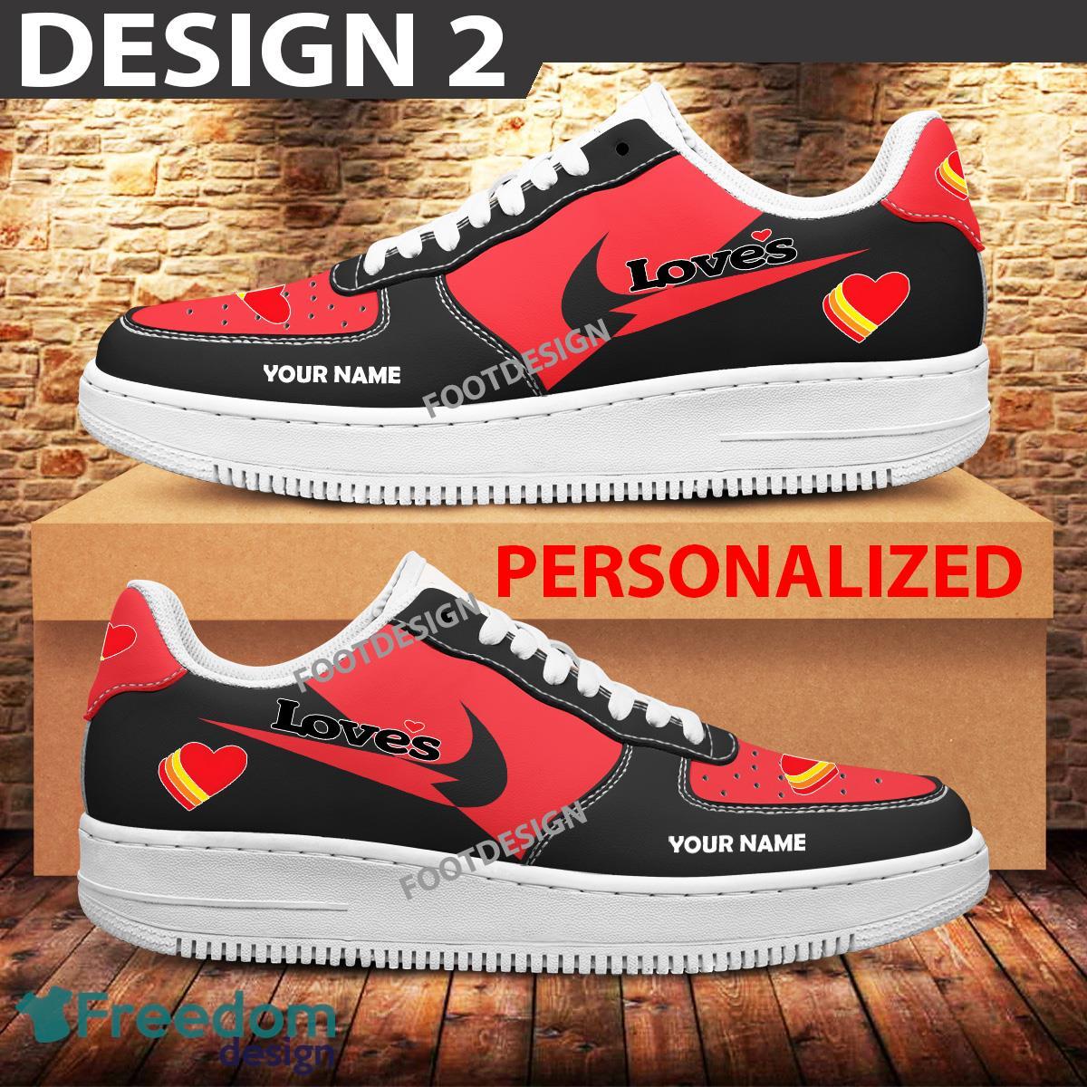 Custom Name Love's Brand Air Force 1 Sneakers New Pattern For Fans Gift AF1 Shoes image Custom Name Love's Brand Air Force 1 Sneakers New Pattern For Fans Gift AF1 Shoes