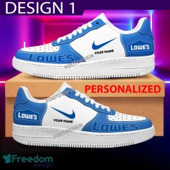 Custom Name Lowe’s Brand Air Force 1 Sneakers New Pattern For Fans Gift AF1 Shoes Custom Name Lowe’s Brand Air Force 1 Sneakers New Pattern For Fans Gift AF1 Shoes