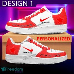Custom Name Macy’s Brand Air Force 1 Sneakers New Pattern For Fans Gift AF1 Shoes Custom Name Macy’s Brand Air Force 1 Sneakers New Pattern For Fans Gift AF1 Shoes