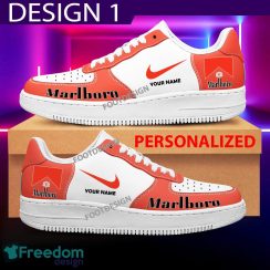 Custom Name Marlboro Brand Air Force 1 Sneakers New Pattern For Fans Gift AF1 Shoes