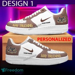 Custom Name May Trucking Company Brand Air Force 1 Sneakers New Pattern For Fans Gift AF1 Shoes
