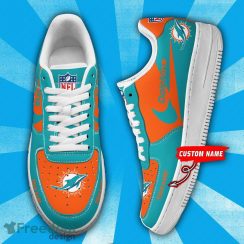 Custom Name Miami Dolphins Custom Name Air Force Shoes Limited For Men And Women Sport Shoes Product Photo 3