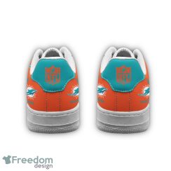 Custom Name Miami Dolphins Drip Sneakers Air Force Shoes For Fans Custom Name Product Photo 4