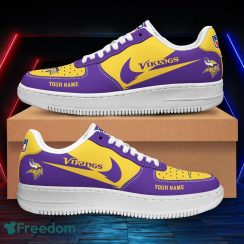 Custom Name Minnesota Vikings Custom Name Air Force Shoes Limited For Men And Women Sport Shoes Product Photo 2