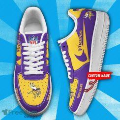 Custom Name Minnesota Vikings Custom Name Air Force Shoes Limited For Men And Women Sport Shoes Product Photo 3