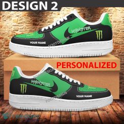 Custom Name Monster Energy Brand Air Force 1 Sneakers New Pattern For Fans Gift AF1 Shoes - Brands Monster Energy Air Force 1 Sneakers Custom Name Photo 2