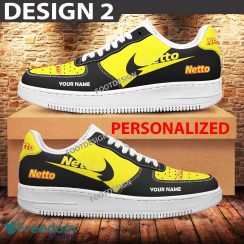 Custom Name Netto Marken Discount Brand Air Force 1 Sneakers New Pattern For Fans Gift AF1 Shoes - Brands Netto Marken Discount Air Force 1 Sneakers Custom Name Photo 2