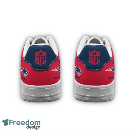 Custom Name New England Patriots Drip Sneakers Air Force Shoes For Fans Custom Name Product Photo 4