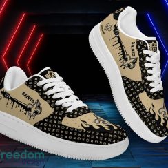 Custom Name New Orleans Saints Drip Sneakers Air Force Shoes For Fans Custom Name