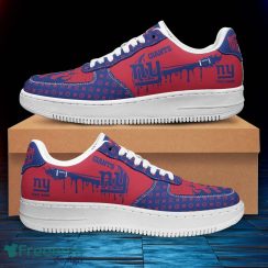 Custom Name New York Giants Drip Sneakers Air Force Shoes For Fans Custom Name Product Photo 2