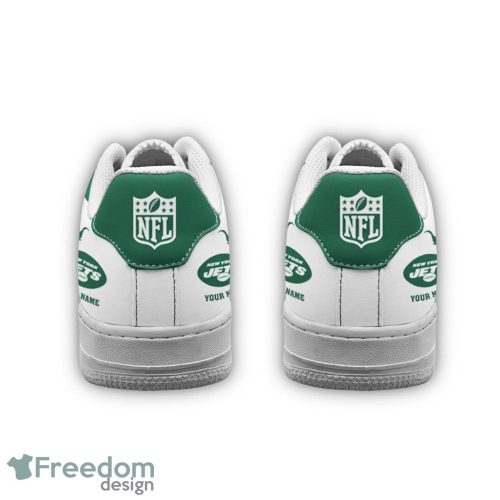 Custom Name New York Jets Drip Sneakers Air Force Shoes For Fans Custom Name Product Photo 4