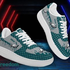 Custom Name Philadelphia Eagles Drip Sneakers Air Force Shoes For Fans Custom Name