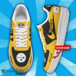 Custom Name Pittsburgh Steelers Custom Name Air Force Shoes Limited For Men And Women Sport Shoes Product Photo 3