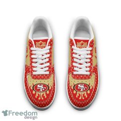 Custom Name San Francisco 49ers Drip Sneakers Air Force Shoes For Fans Custom Name Product Photo 3