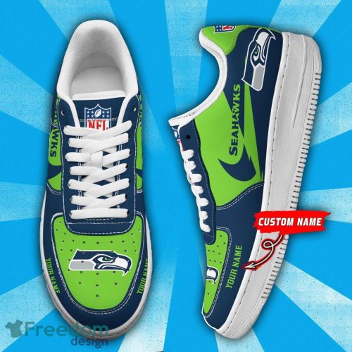 Custom Name Seattle Seahawks Custom Name Air Force Shoes Limited For Men And Women Sport Shoes Product Photo 3