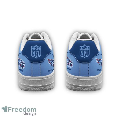 Custom Name Tennessee Titans Drip Sneakers Air Force Shoes For Fans Custom Name Product Photo 4