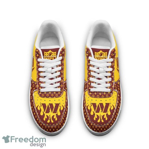 Custom Name Washington Commanders Drip Sneakers Air Force Shoes For Fans Custom Name Product Photo 3