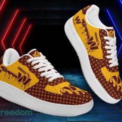 Custom Name Washington Commanders Drip Sneakers Air Force Shoes For Fans Custom Name