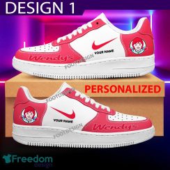 Custom Name WENDY’S Brand Air Force 1 Sneakers New Pattern For Fans Gift AF1 Shoes